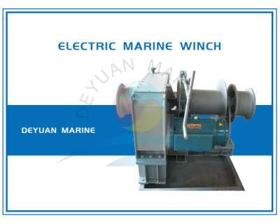 Marine Double Power Driven Single Drum Winch