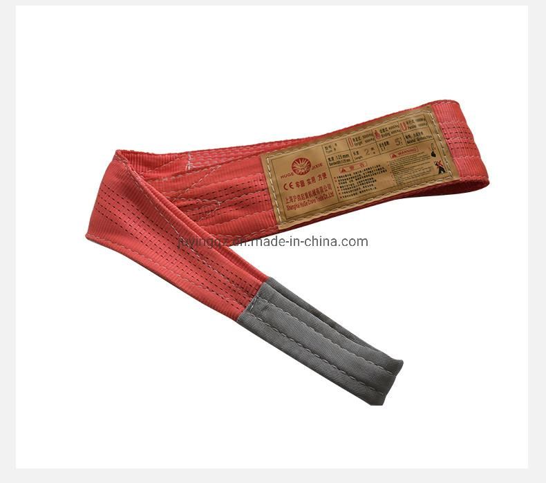 Eb Type En1491 European Standard 100% Polyester Eye to Eye 3ton 5ton 6ton 8ton 10ton Flat Webbing Sling Lifting Belt Lifting Straps Lifting Sling