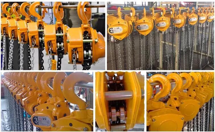 1 Ton 2 Ton 3 Ton Manual Chain Pulley Block