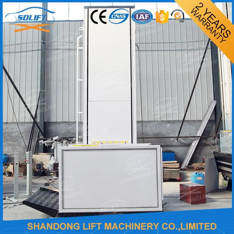 Vertical Hydraulic Electric Wheelchair Lift for Disabled People