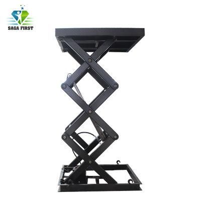 Ce Approve Hydraulic Lifting Stationary Scissor Lift Table