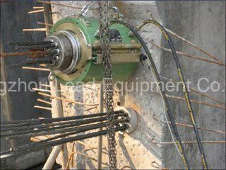 Ydc Feed Through Hydraulic Prestress Jack for Anchor and Steel Strand