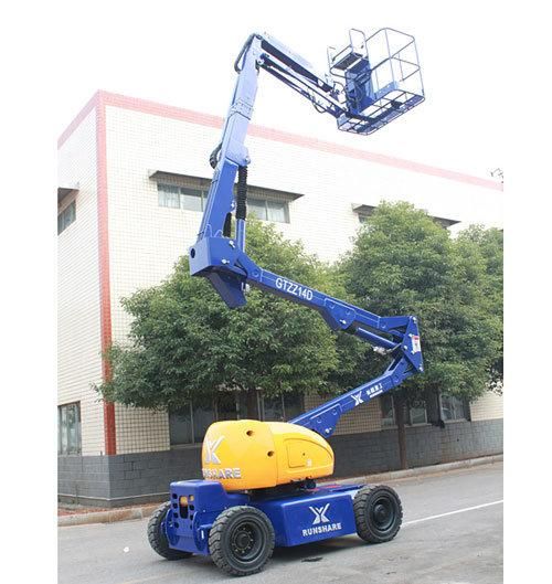 14m Articulating Boom Aerial Working Platform Gtzz14