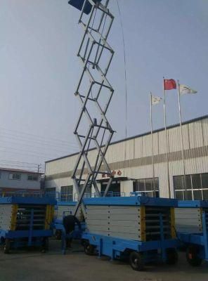 High Quality 2t Hydraulic Scissor Lift with Lift Height 5m for Hot Sale