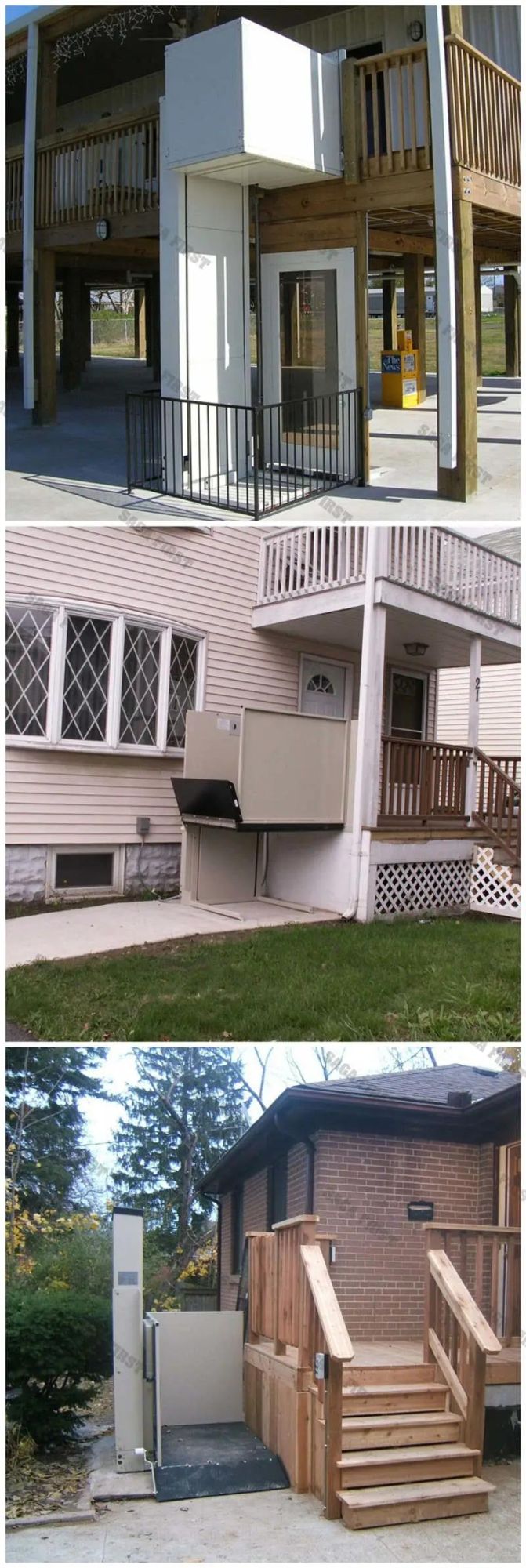 Home Wheelchair Lift Disabled People Hydraulic Wheelchair Lift for Buildings