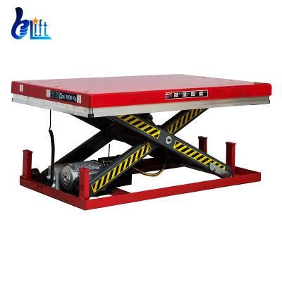 2ton Small Warehouse Cargo Lifter Hydraulic Electric Scissor Lift Table