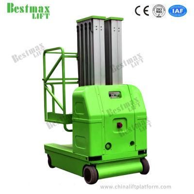 9m Swivel Wheel Type Self Propelled Vertical Lift
