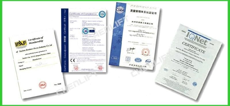 12m 200kg Load Two Men Lift with CE Approved