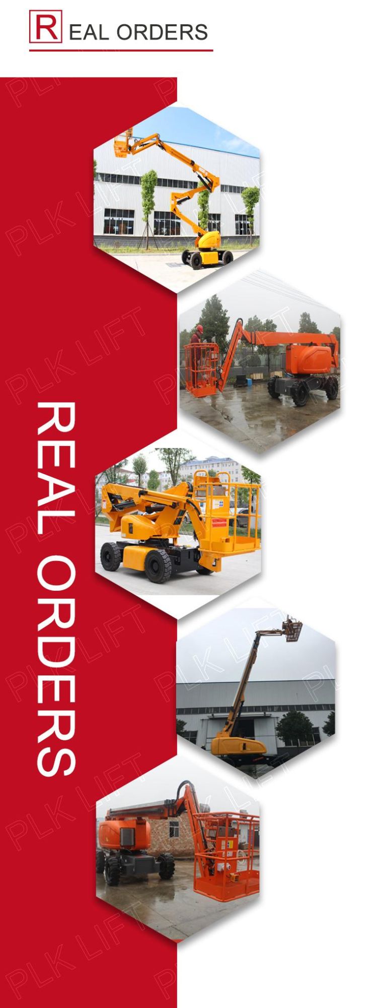 30m 40m Telescopic Electric Diesel Hydraulic Man Lift Elevated Work Platform