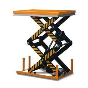 Stationary Industrial Large Electric Double Scissor Lift Table