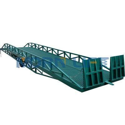 10t Mobile Forklift Container Loading Yard Ramp with Ce ISO
