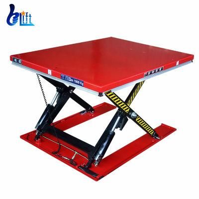 1-4 Ton Load 1-4.21m Height Hydraulic Stationary Industrial Scissor Lifter