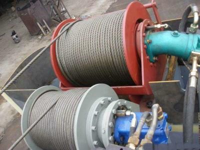 45t Single Drum Hydraulic Tugger Marine Winch