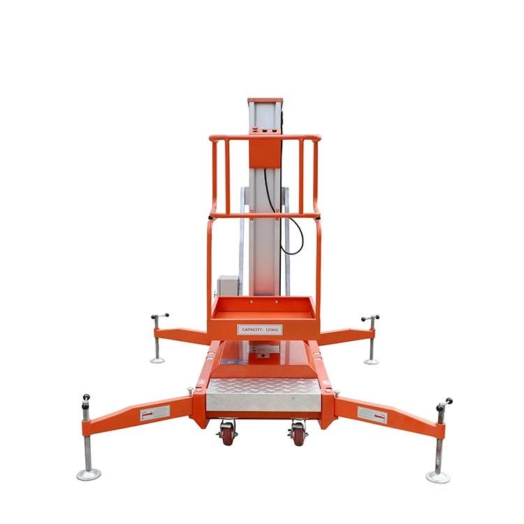 Niuli DC Power 6m Movable Hydraulic Auto Lift Aerial Work Platform Electric Vertical Lifter