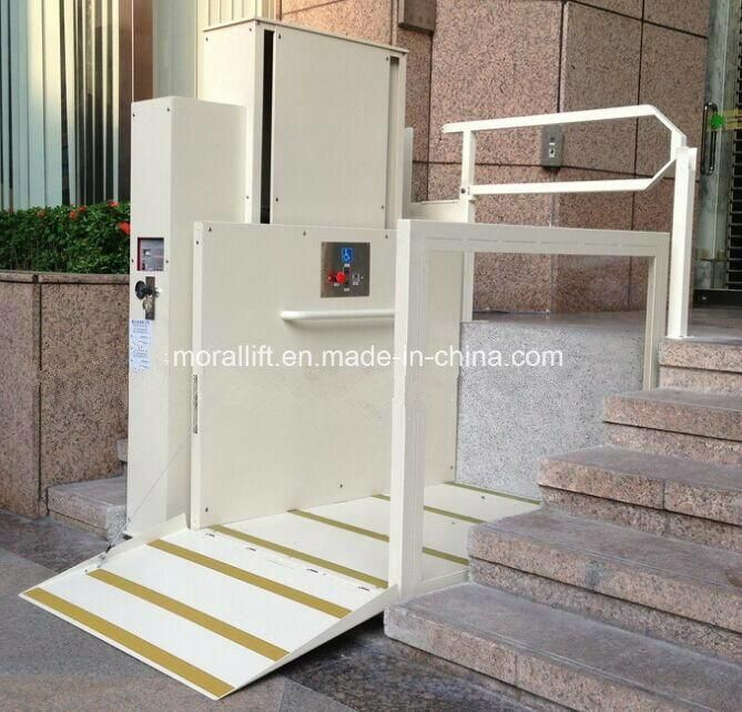 Factory supplier hydraulic vertical old man wheelchair lift with CE