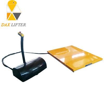 Customizable Pedal Practical Ultra Low Profile Lift Equipment in Warehouse