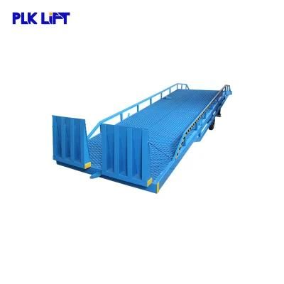 8t Mobile Car Loading Dock Leveller Truck Loading Yard Ramp