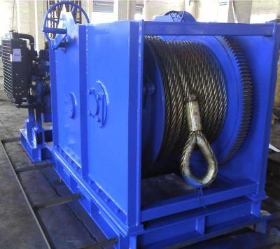 Marine Hydraulic Double Drums Mooring Winch OEM