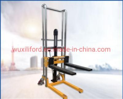 400kg 1500mm Hand Hydraulic Manual Lifting Stacker Pj4150