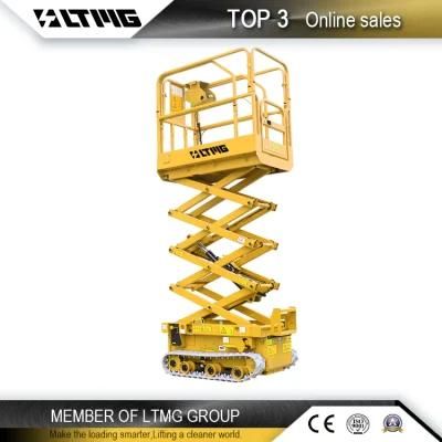 Hydraulic Aerial Work Platform Price 320kg 450kg 500kg Mini Scissor Lifting Platform with CE