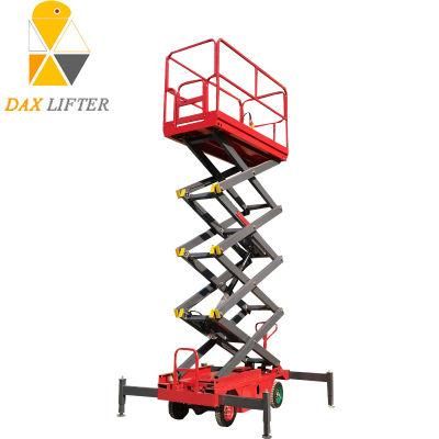 Vertical Mast Manual Mini One Two Man Lift Battery Hydraulic Electric Mobile Scissor Lift