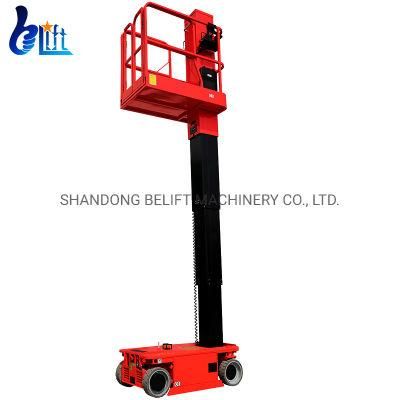8m Factory Low Level Access Equipment Vertical Single Mast Lifts