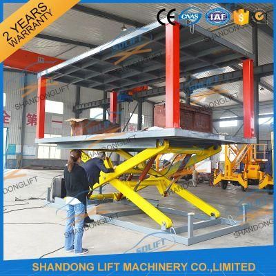 2 Floor Pit Auto Parking Stacker Under Ground Car Stacker