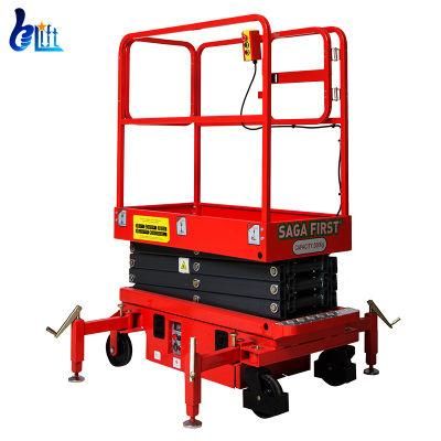 Battery Mobile Drywall Lift Economic Full Electric Manual Lifting Small