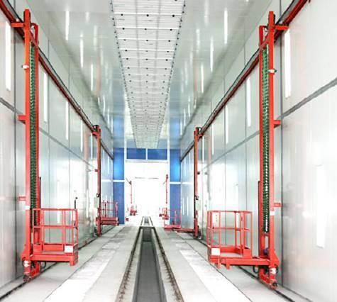 Professional automotive 3-Axis platform lift for Painting