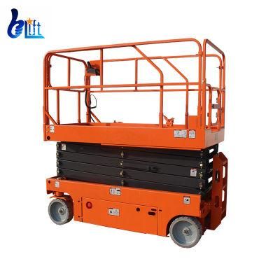 320kg Hydraulic Mobile Self Propelled Movable Hydraulic Table Lift Mobile Scissor Lifter