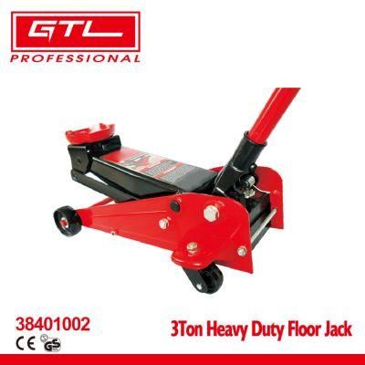 Floor Jack Thickened Steel Plate Automotive 3 Ton Heavy Duty Low Profile Steel with Rapid Pump Quick Lift (38401002)