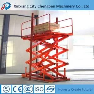 500kg Load Capacity Electric Scissor Lift for Workshop Construction