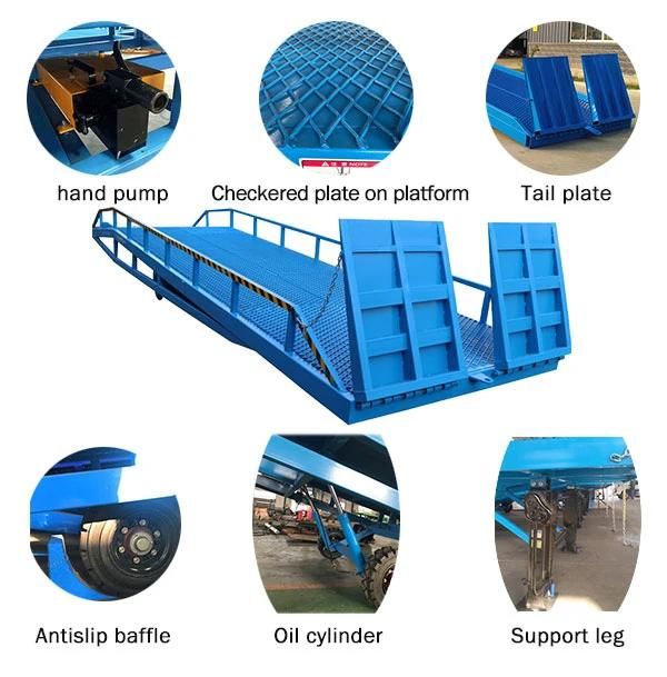 Movable Container Truck Goods Loading Unloading Car Load Ramp
