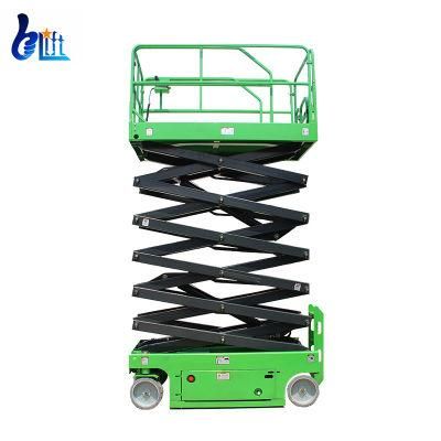 6m-14m Electric Mobile Aerial Work Platform Self Propelled Scissor Lift