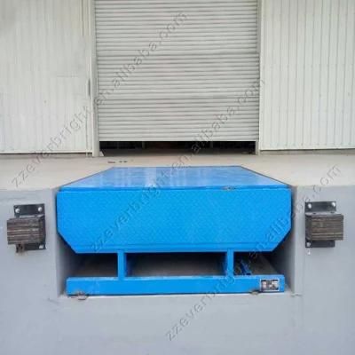 Warehouse Stationary Hydraulic Cylinder Electric Dock Leveler