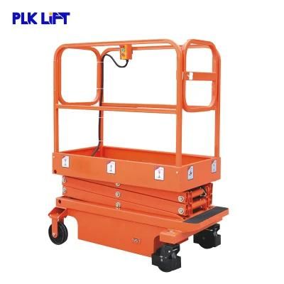 High Quality Small Semi Electric Portable Man Lift