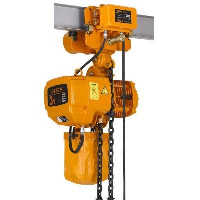 Factory Customize Electric Lifting Crane 2 Ton Chain Hoist with 4 Way Moving