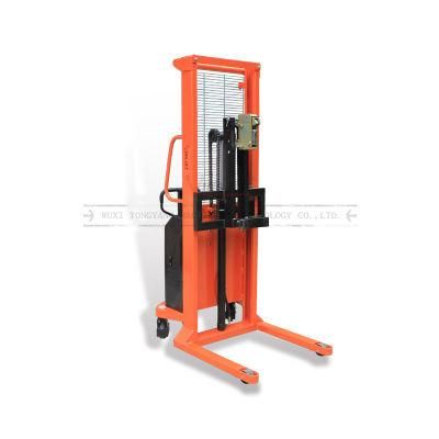 China Factory Supply Lifting Height 1450mm Electric Drum Stacker with Low Price for Sales