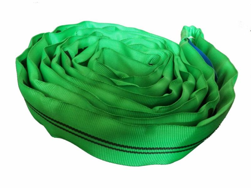 2ton Green Polyester Round Sling China Factory