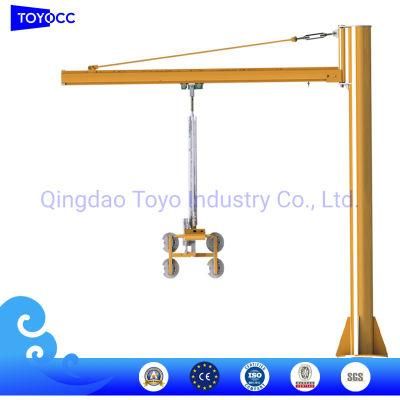 Glass Processing Line Used Jib Crane Vacuum Lifter Glass Lifting Equipment Manipulator for Laminated/Insulation/Toughened/Float/Facade Glass
