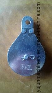 Zinc Plated Single Sheave Steel Pulley with Fixed Eye for Farm