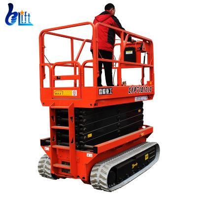 Crawler Automatic Drive Self Propelled Scissor Lift Construction Lifter