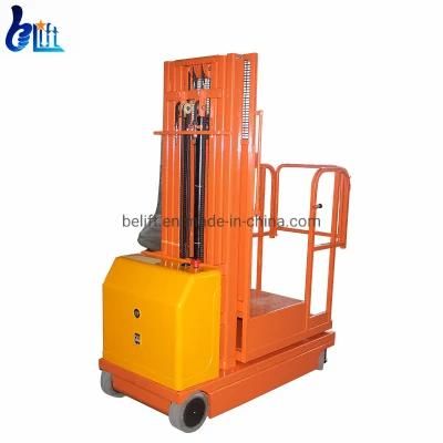 5m Warehouse Battery Power Electric Aerial Forlift Order Picker