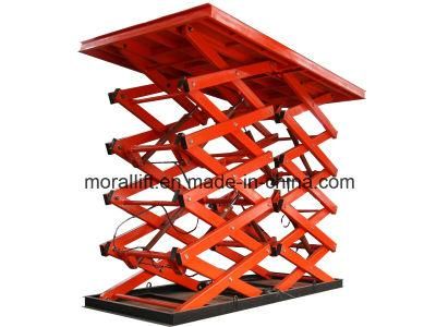 Stationary Scissor Hydraulic Work Platform Lift with CE