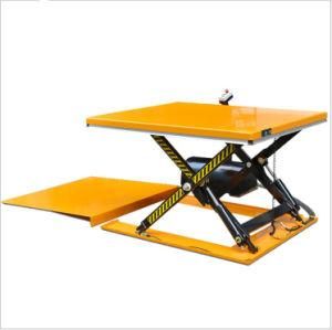Low Profile Hydraulic Pump Electric Lift Table with 85mm Closed Height