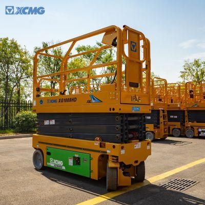 XCMG Official High Quality Xg1008HD 10m Expandable Platform Aerial Work Truck Scissor Lift with Bucket Price for Sale