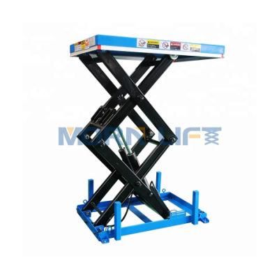 Fixed Electric Hydraulic Scissor Lift Table with Capacity 800kg Height to 1.4m