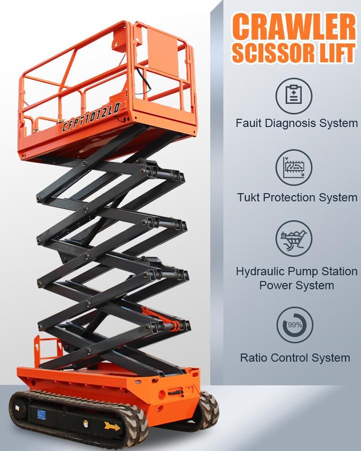Outdoor Crawler Type Scissor Lift Platform