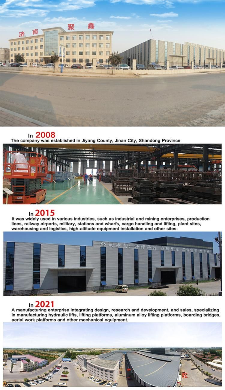 Double Masts Aluminum Elevator Lift with Battery, Hydraulic Electric Aluminum Man Lift Price