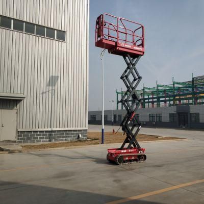 Mobile Man Lift Platform Electric Drive Crawler Tracked Scissor Lift for Sale